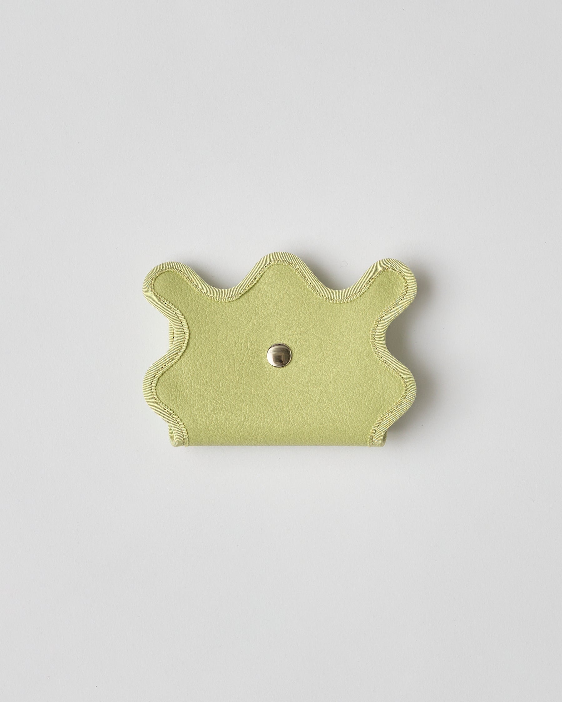 Nori 波浪零錢包 開心果綠