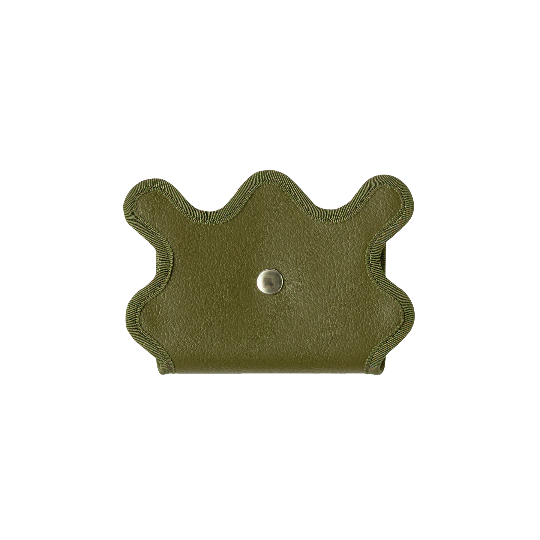 Nori 波浪零錢包 橄欄綠