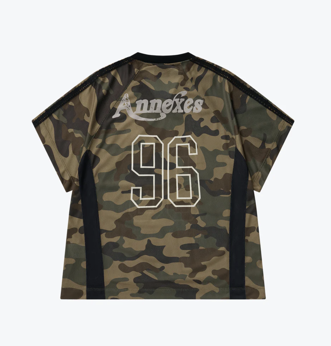 [現貨] Sense Football Mesh Oversize T-Shirts Camo | L25-T01CAMO
