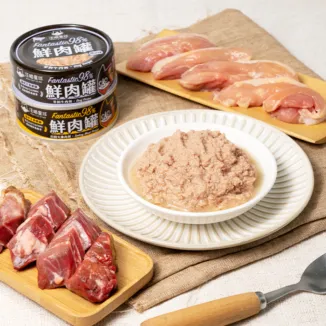 汪喵星球 貓用98%鮮肉無膠主食罐 -田園火雞 80g [1箱24罐]