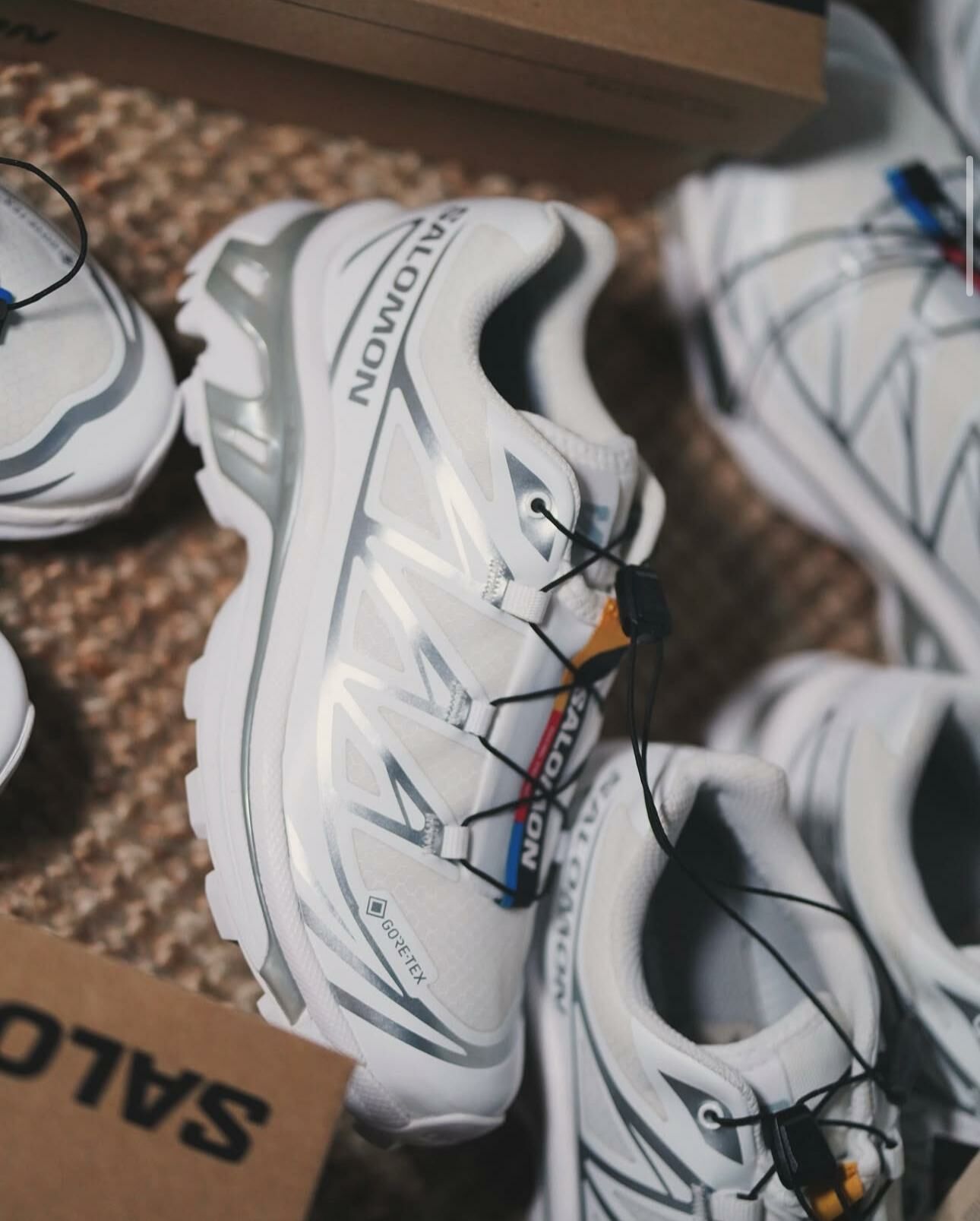 {現貨} Salomon XT-6 Gore-tex White / Silver L47581100