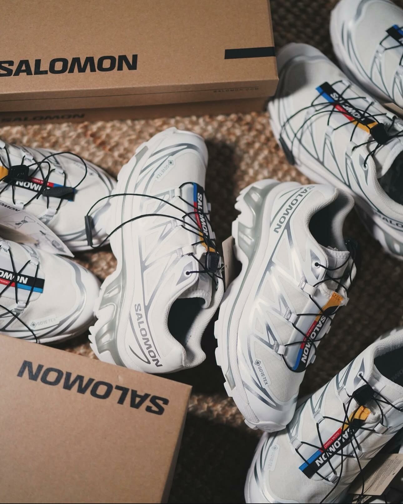 {現貨} Salomon XT-6 Gore-tex White / Silver L47581100