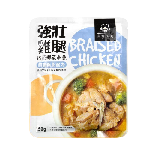 汪喵星球 犬用90%鮮肉主食餐包-強壯雞腿佐花椰菜小魚(關節配方) 150g