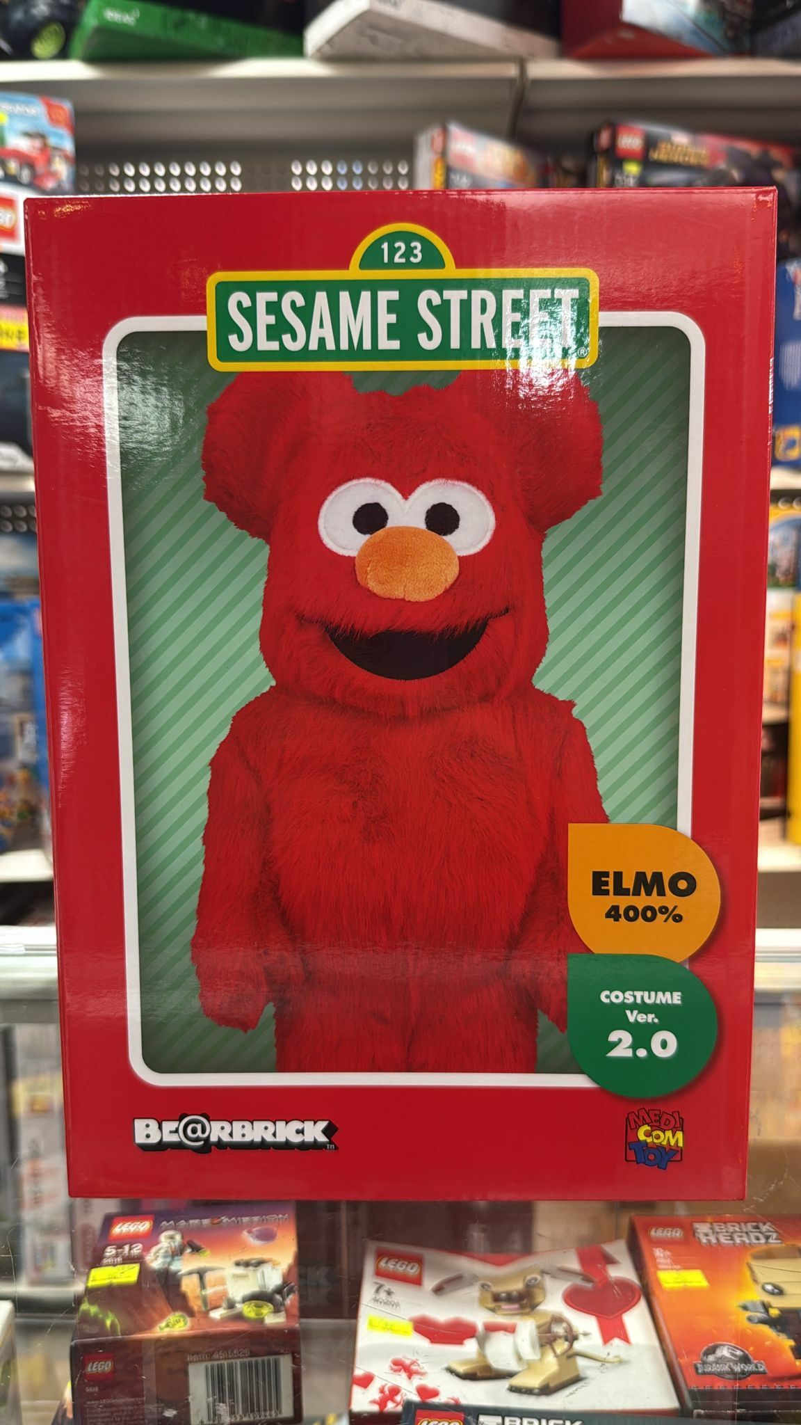 その他 BE@RBRICK - BE@RBRICK  ELMO Costume Ver.2.0 BE@RBRICK ELMO Costume Ver.2.0 400% Original Bearbrick
