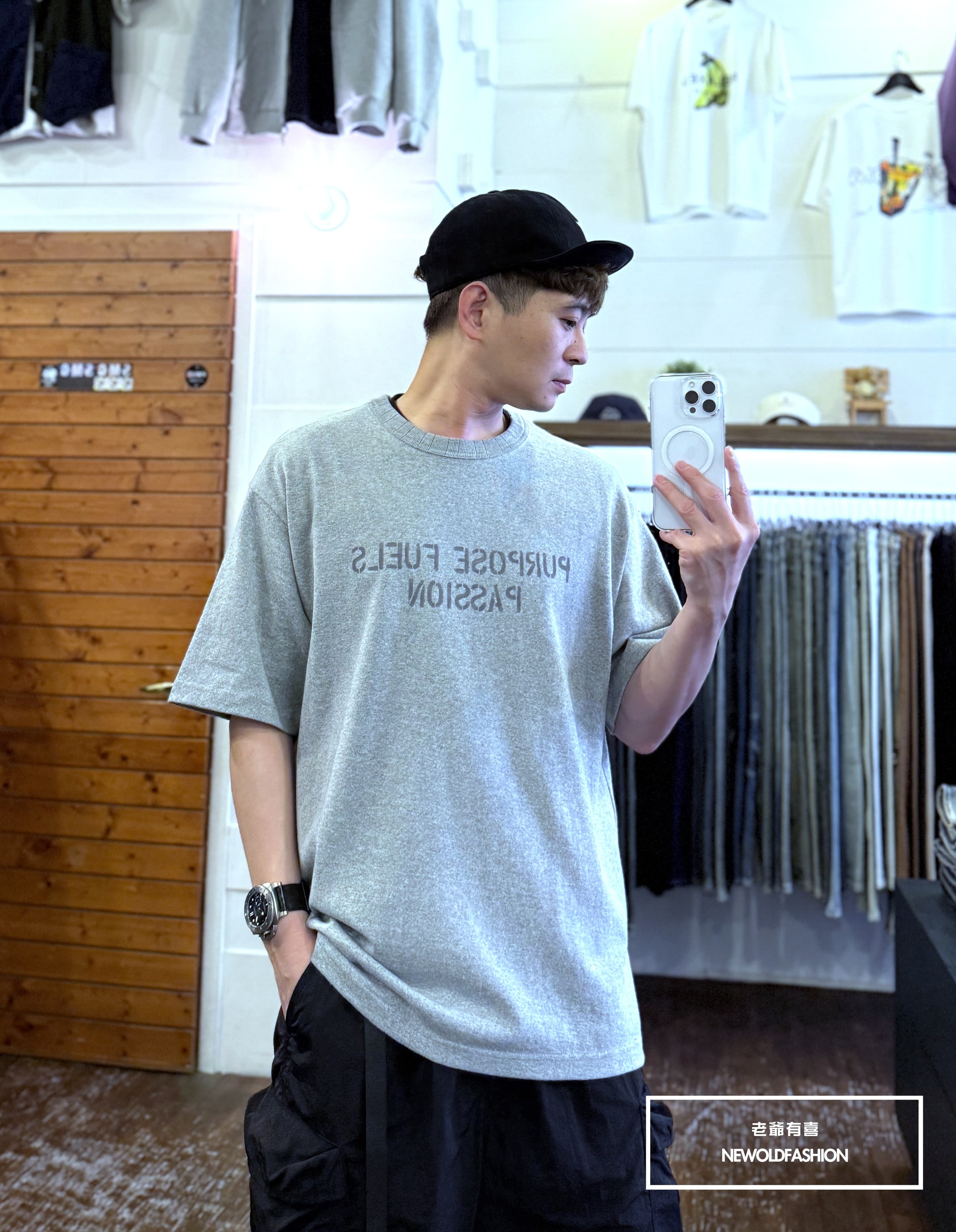 『新品上市』重磅PURPOSE標語短T(NOF25038124)-淺灰