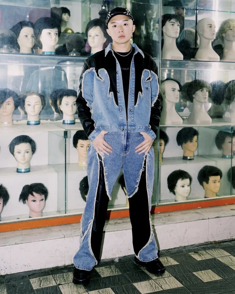 【Focus Store】預購 SHADOW STUDIO SHADOW PROJECT- LEATHER DENIM JACKET 皮革拼單寧外套