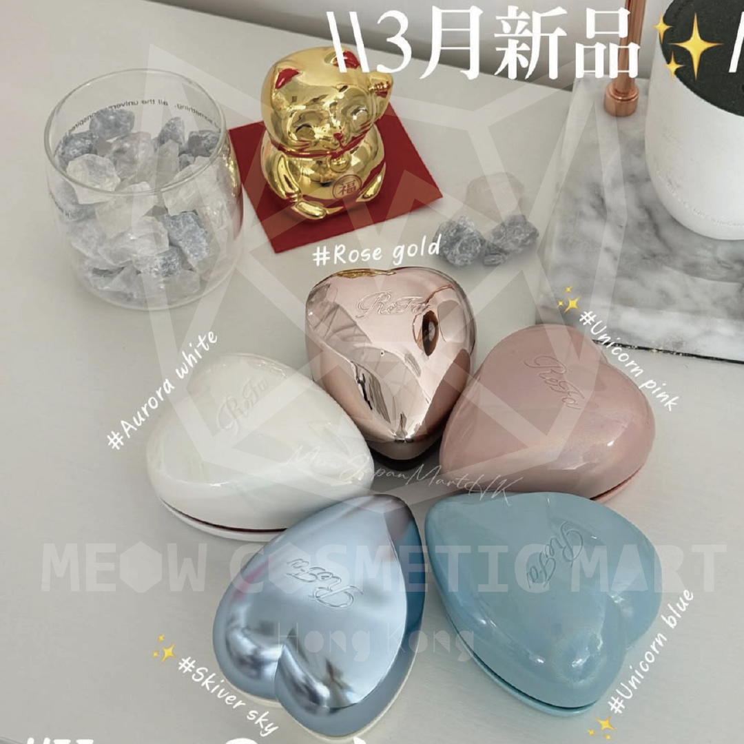 REFA - Heart Brush 心形解結防毛躁梳 [#Rose Gold / #Aurora White / #Skiver Sky / #Unicorn Blue / #Unicorn Pink / #Unicorn Purple / #Sliver]