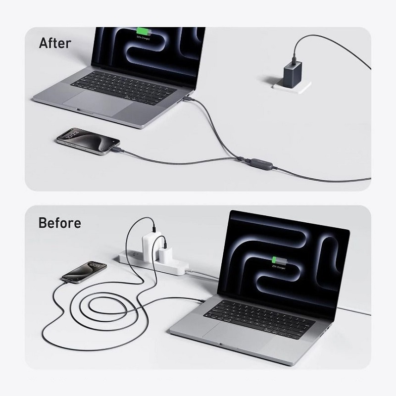 Anker 二合一  USB-C to C 快充線 140W (4ft/1.2m) A8895