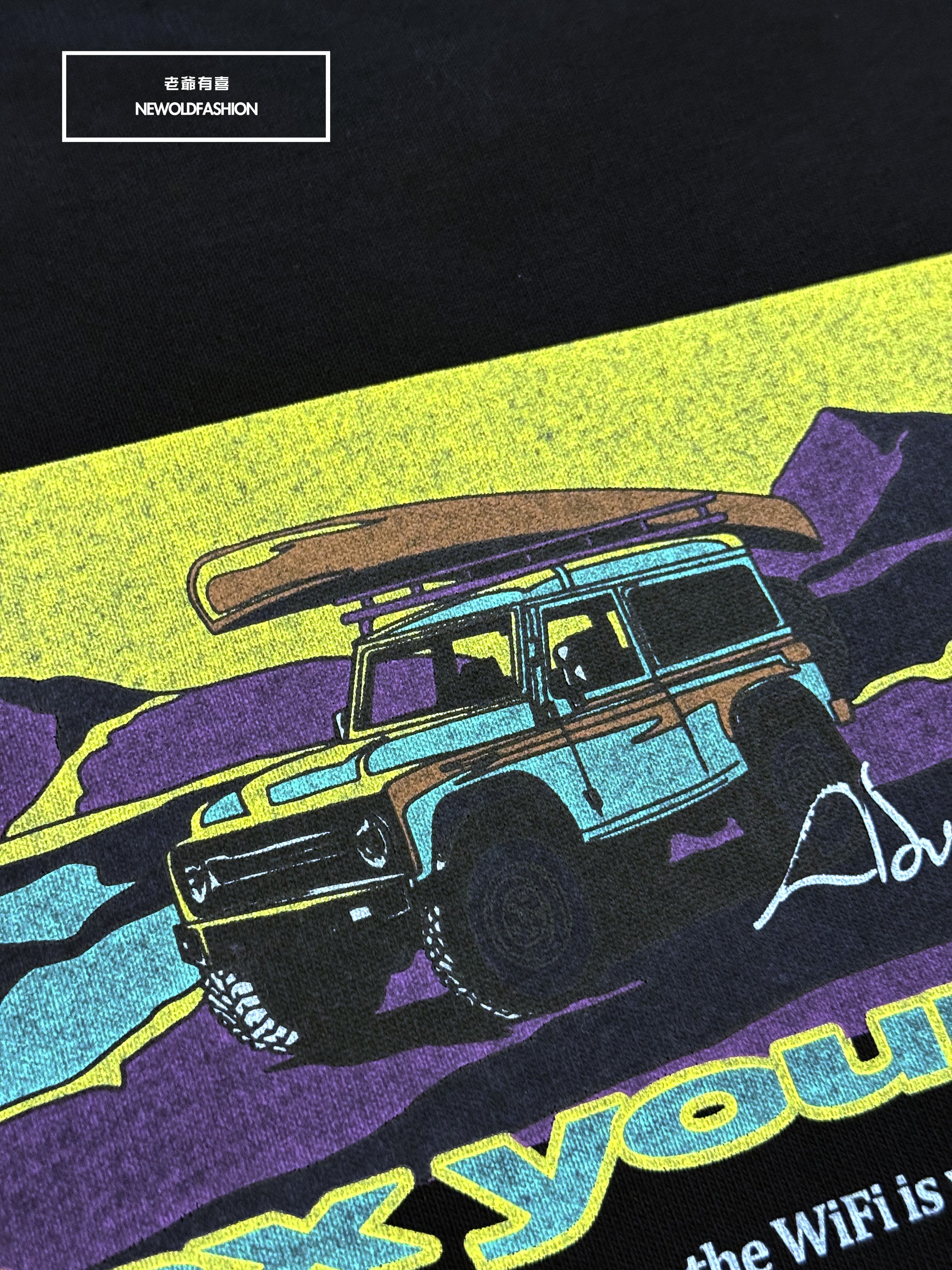 『新品上市』重磅秘境探險短T(NOF25038054)-黑