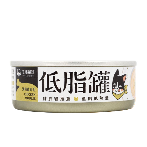 DOG CAT STAR Low-Fat Chicken Mousse Recipe Canned Cat Food (80gx24cans)