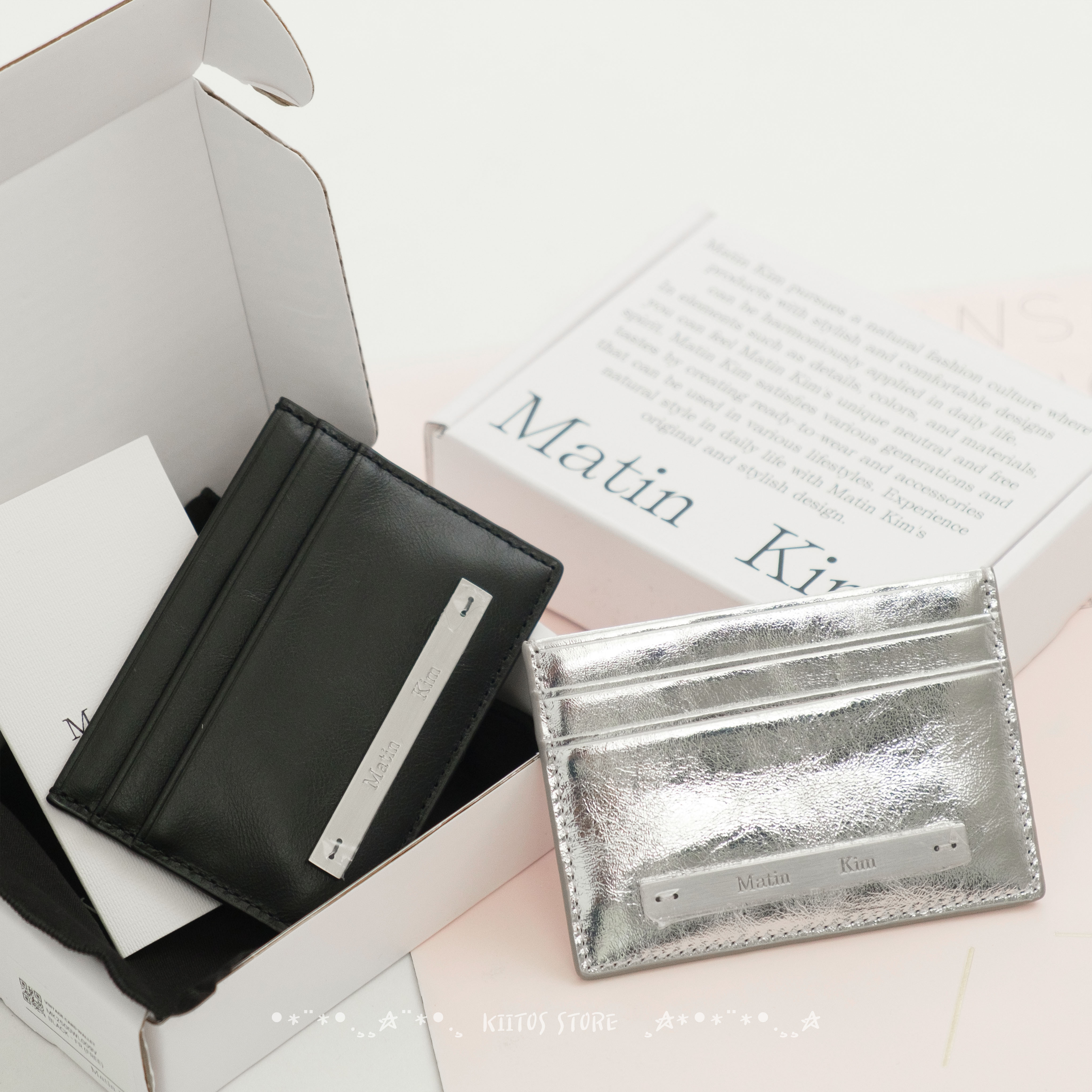 ●Matin Kim●VINTAGE CARD WALLET IN BLACK MUSINSA | MATIN KIM VINTAGE CARD WALLET IN BLACK