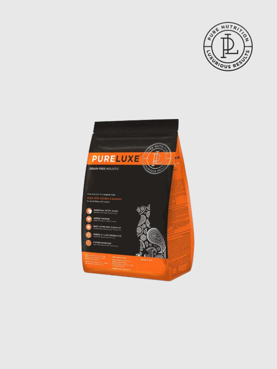【PURELUXE 美國純華】無穀天然成幼貓糧｜雞肉+鮭魚 (膚質亮毛配方)