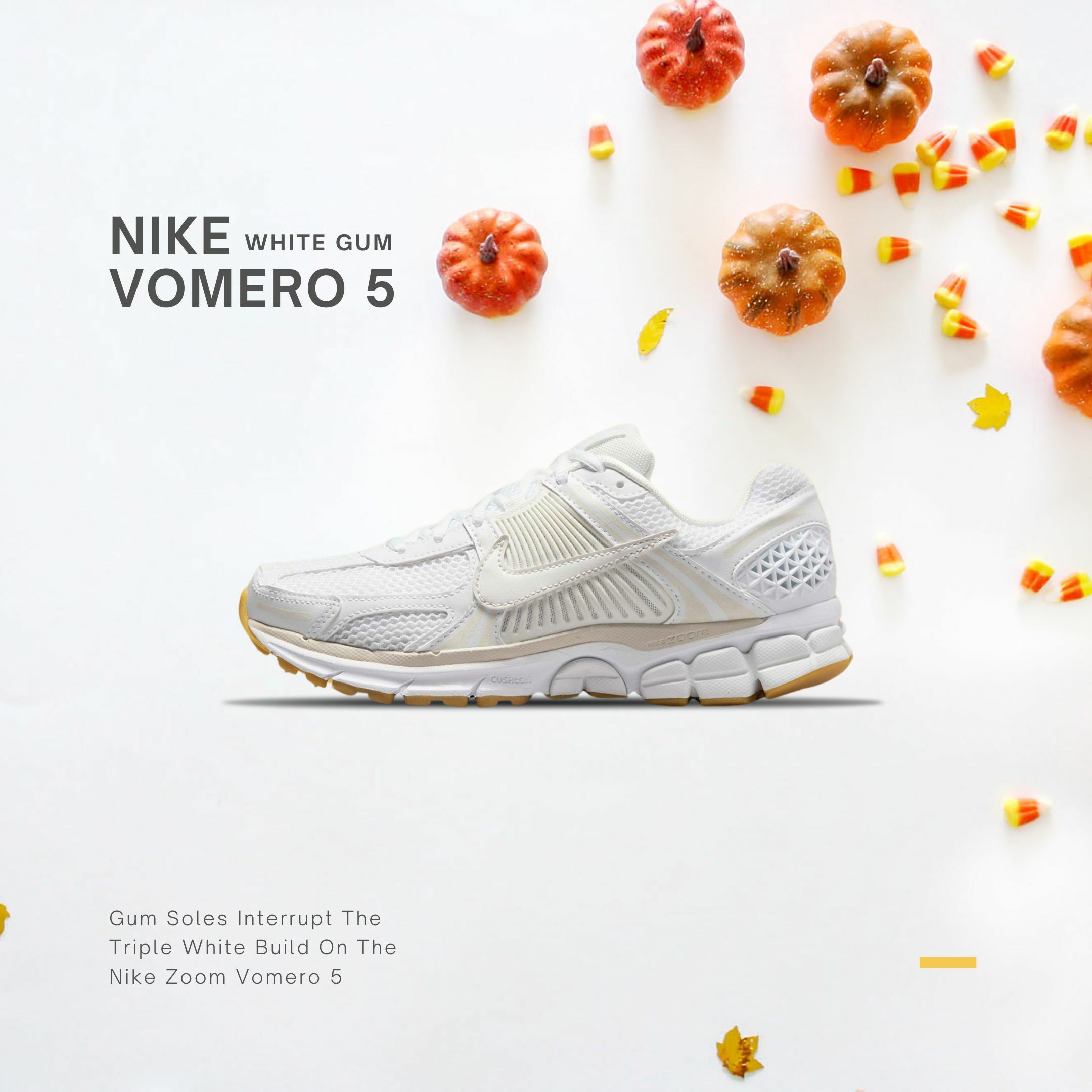 NICEDAY 現貨 Nike Zoom Vomero 5 White Gum 白生膠 生膠 白色 女鞋 FJ2028-104