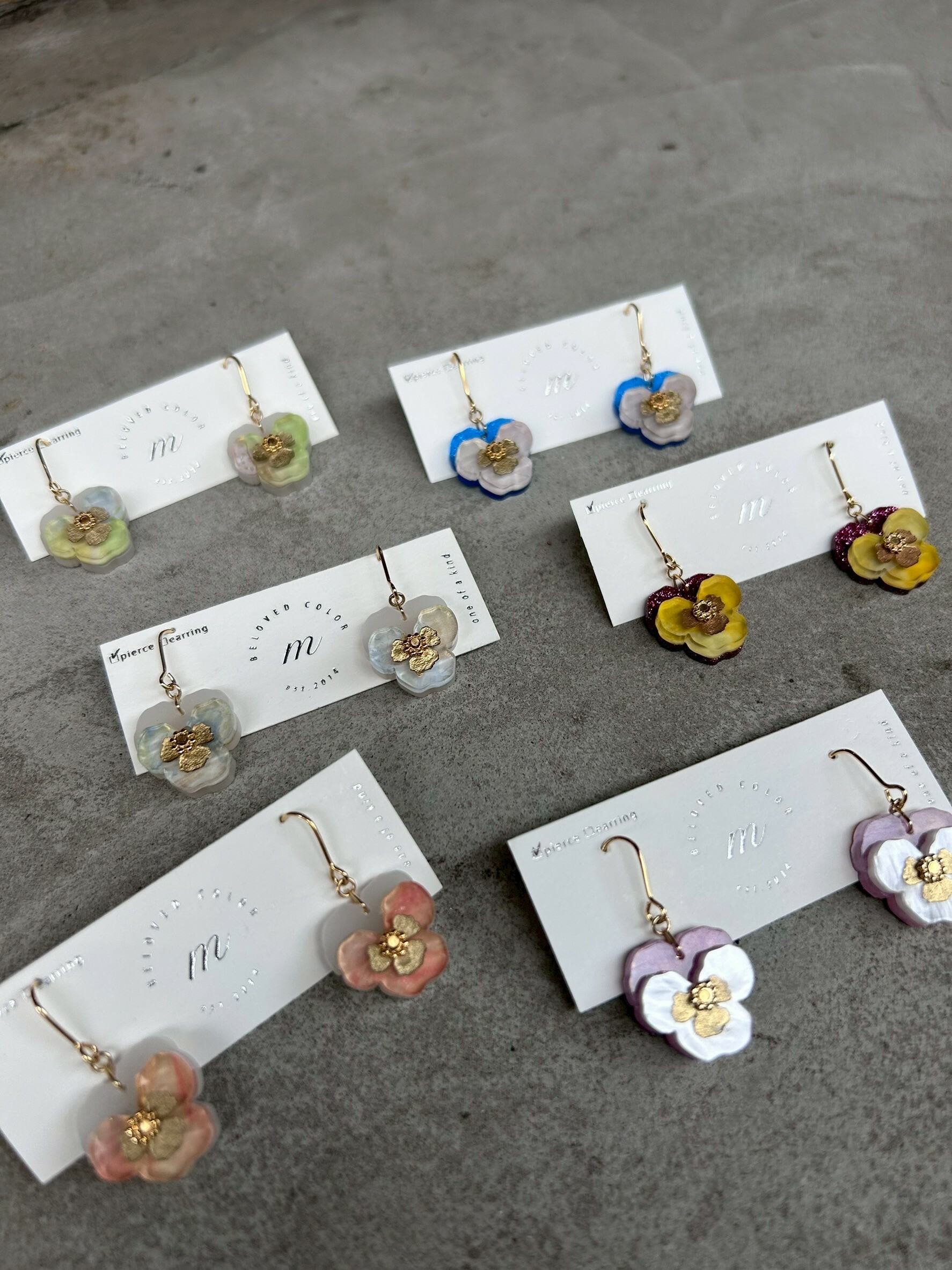 [Beloved color m] Pansy | 耳針 | NO.8
