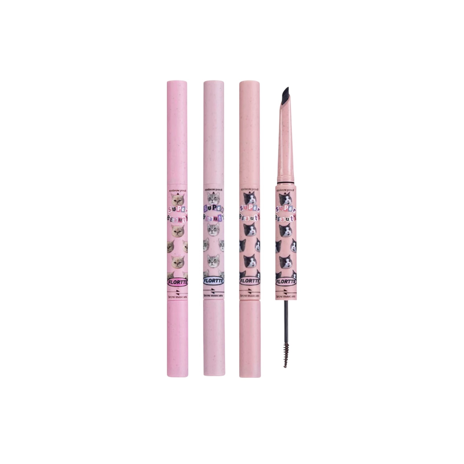 FLORTTE花洛莉亞 好胖友俱樂部系列雙頭刀鋒眉筆染眉膏