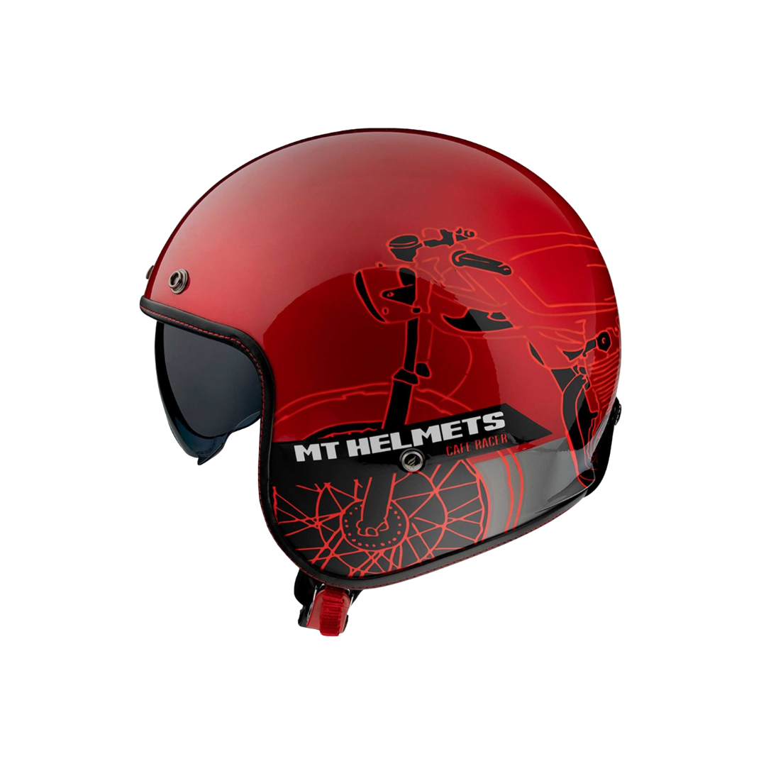 MT HELMETS LE MANS 2 SV CAFE RACER