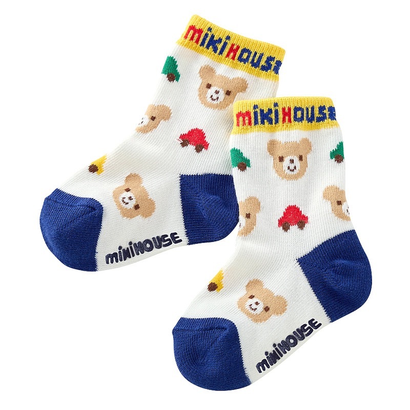 🐰𝐌𝐢𝐤𝐢 𝐇𝐨𝐮𝐬𝐞 小熊小兔繡滿短襪