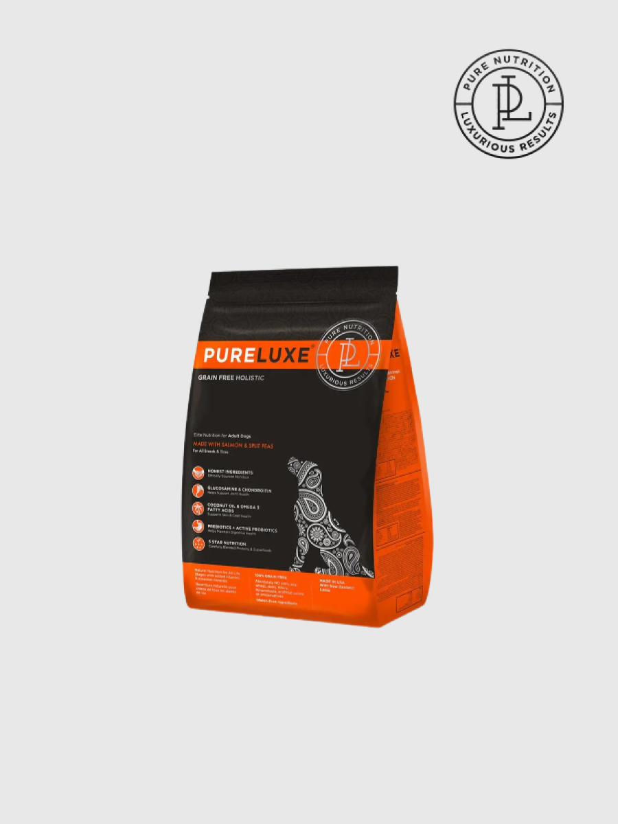 【PURELUXE 美國純華】 無穀天然成犬糧｜鮭魚+豌豆