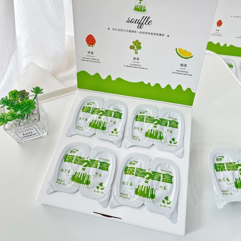 慕野宠物全价主食餐盒 惊喜盲盒 鸡肉配方38g*8杯