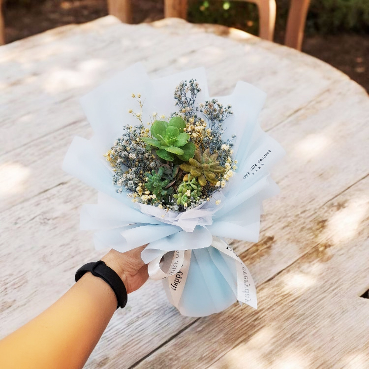 多肉花束,多肉畢業花束,Succulent Bouquet