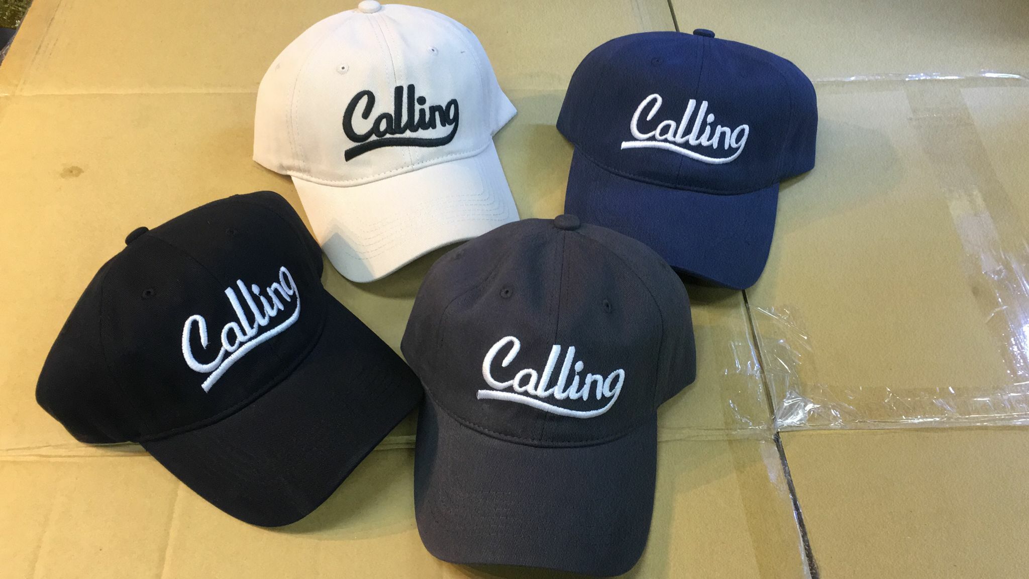 韓國 Calling 刺繡LOGO CAP (K4 BR913)