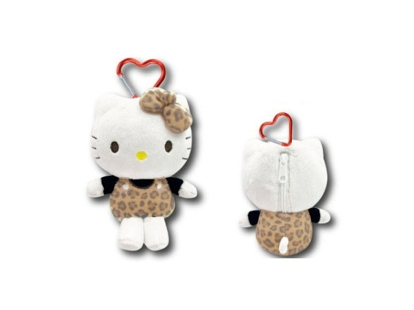 日本 Sanrio 豹紋款公仔包包匙扣