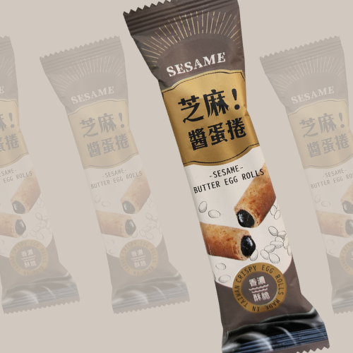 芝麻蛋捲 獨立包裝 芝麻 蛋捲 包餡 蛋捲 濃厚