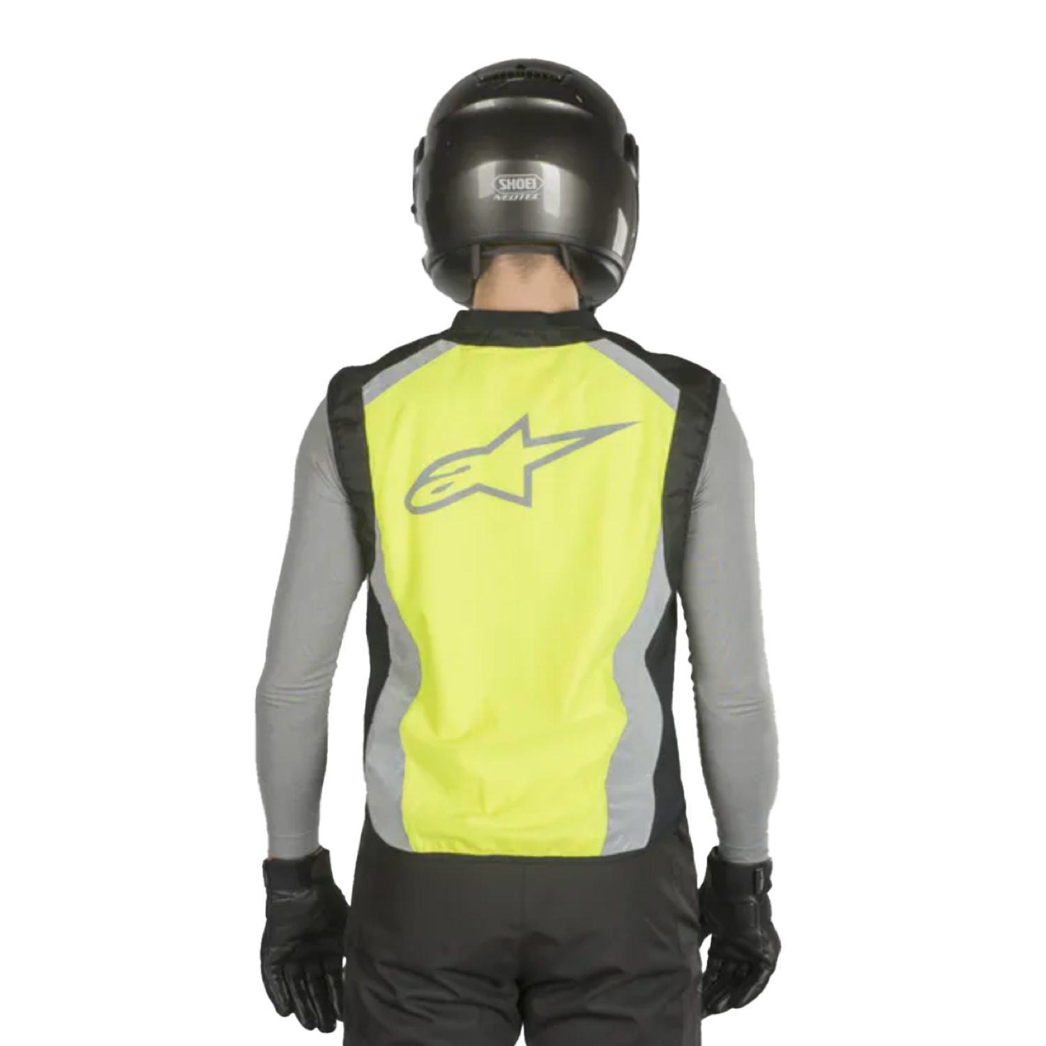 FLARE NEON VEST - BLACK YELLOW FLUO