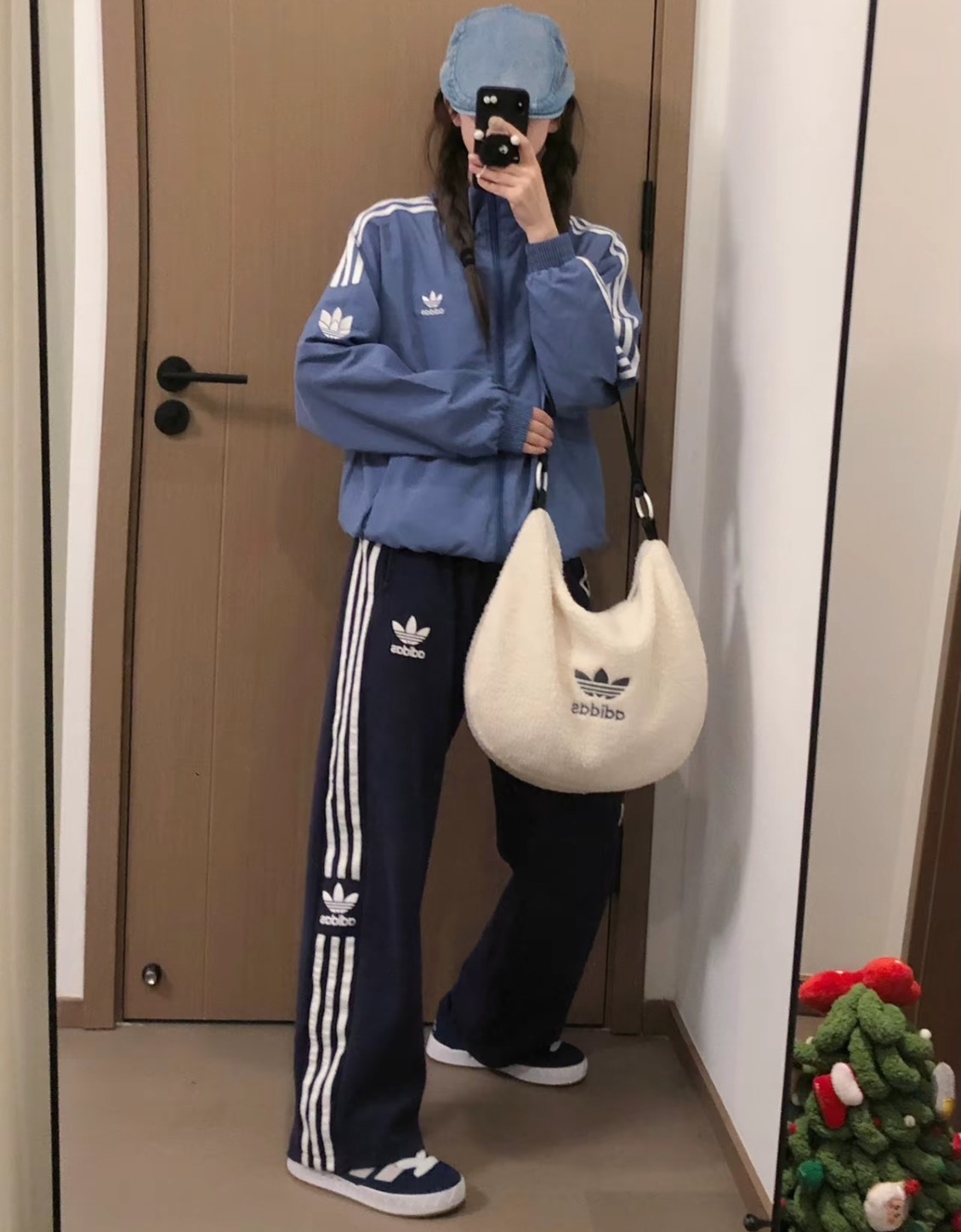 adidas Originals 復古立領條紋夾克外套