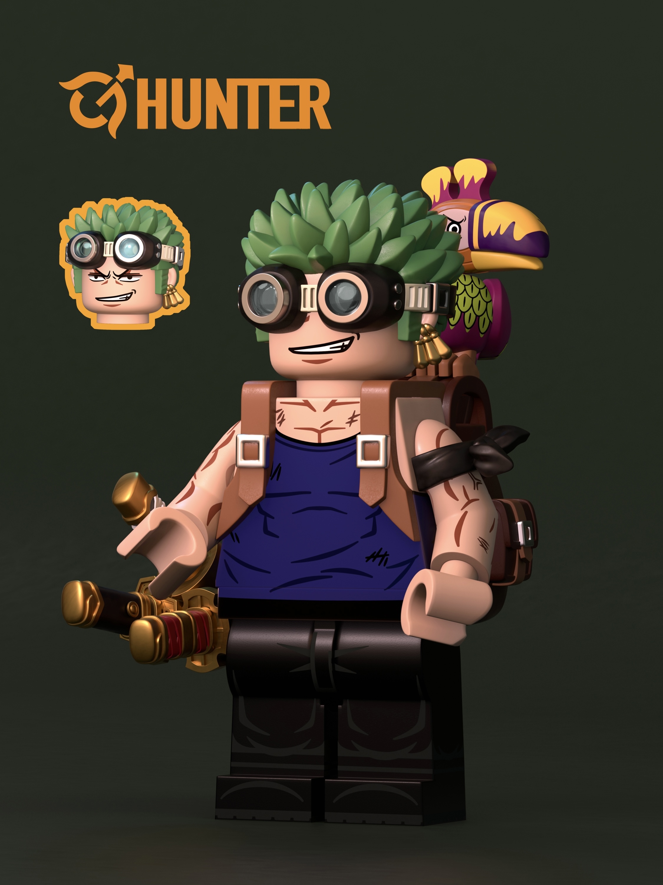 [Hunter][Preorder] One Piece - Roronoa Zoro [PADprinted]