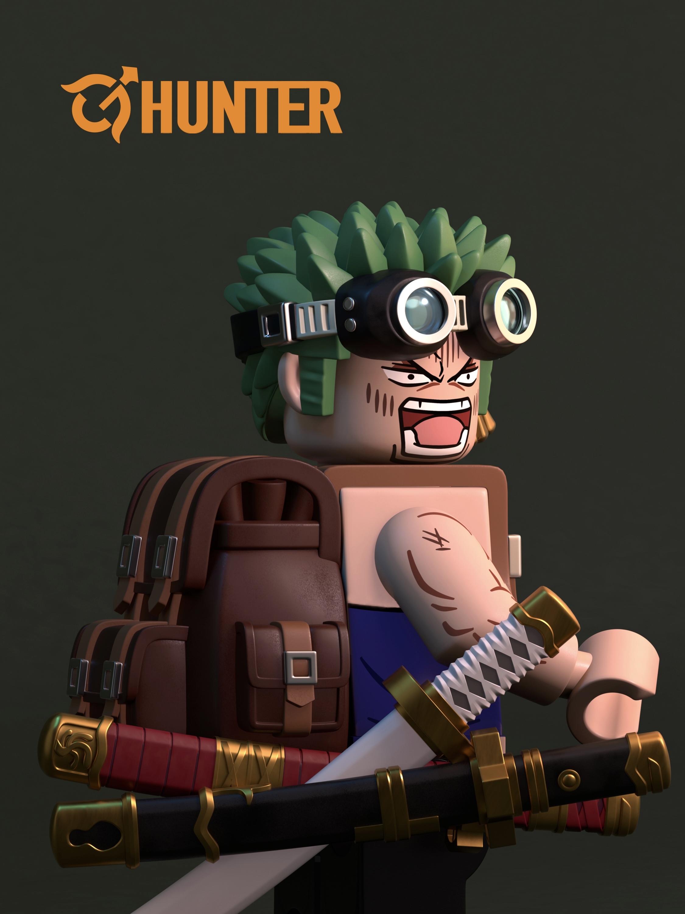 [Hunter][Preorder] One Piece - Roronoa Zoro [PADprinted]