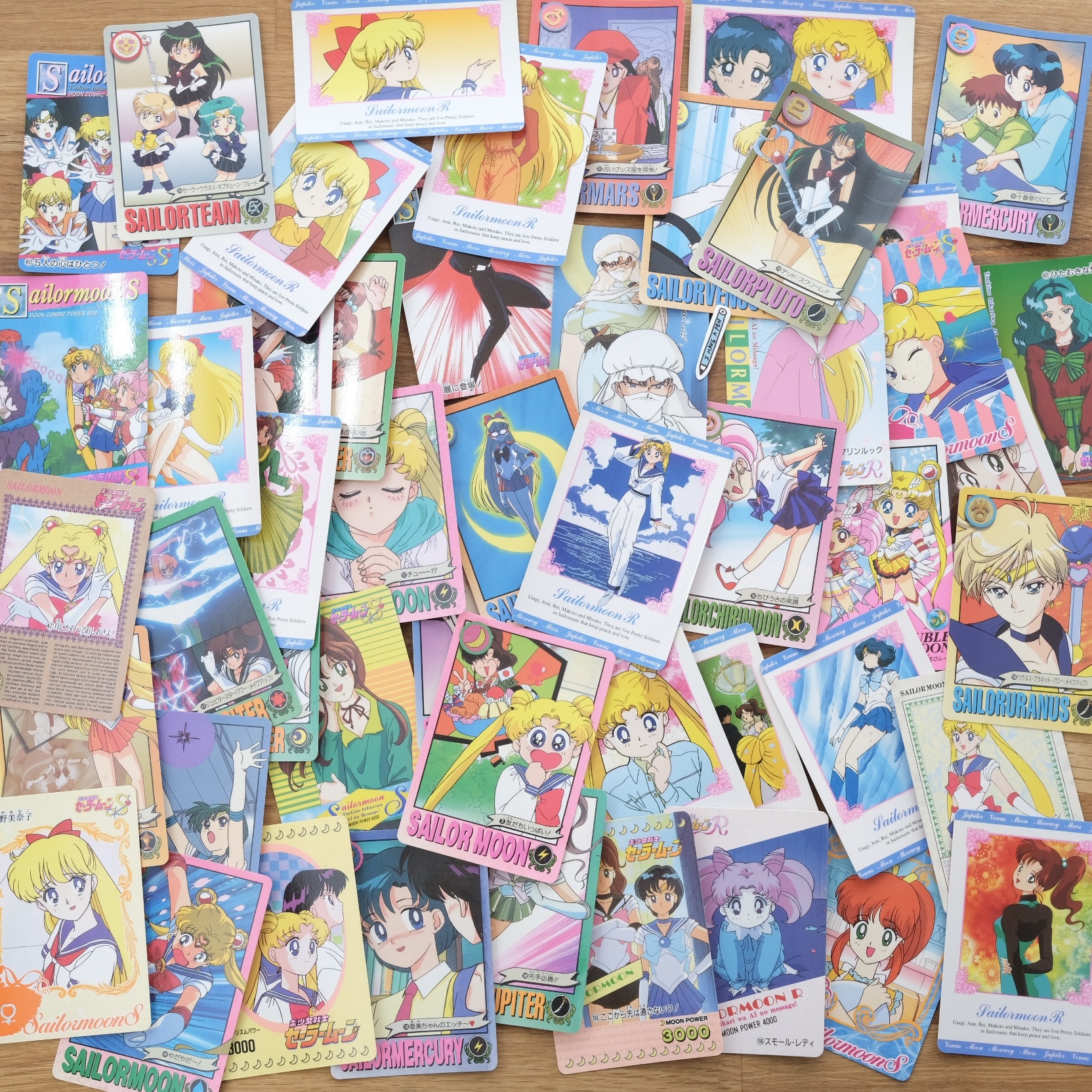 90年代 美少女戰士 日本原版珍藏卡｜夏普 復古小物