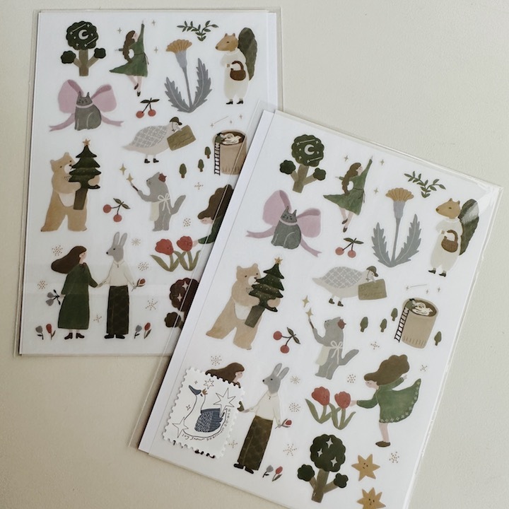 森之歡舞 2入轉印貼紙｜森空