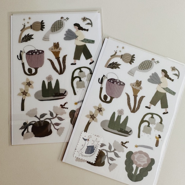 花間樂章 2入轉印貼紙｜森空