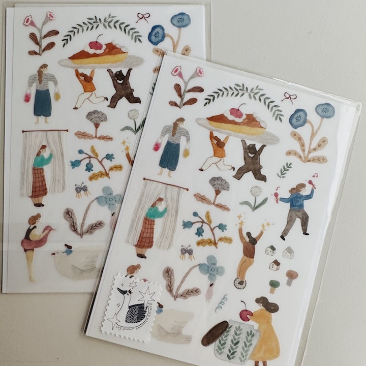 a lovely day 2入轉印貼紙｜森空