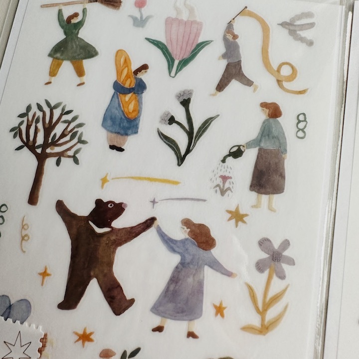 少女詩集 2入轉印貼紙｜森空