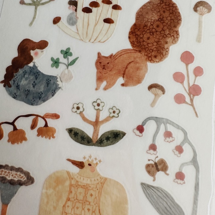 春綻 2入轉印貼紙｜森空