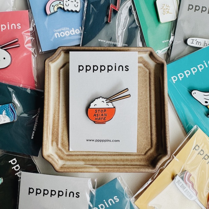 亞洲人 琺瑯別針 胸章｜pppppins