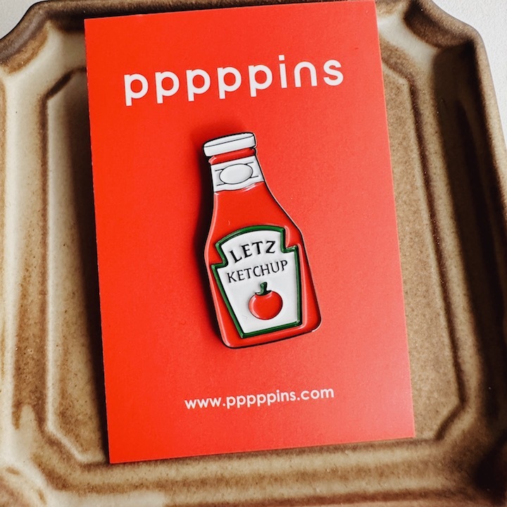 番茄醬 琺瑯別針 胸章｜pppppins