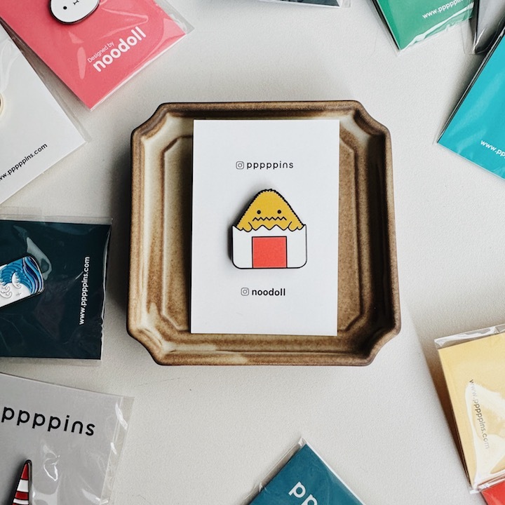薯餅 琺瑯別針 胸章｜pppppins