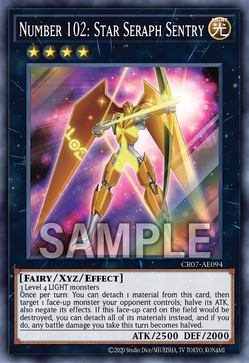 CR07-AE094 (SR/SER)Number 102: Star Seraph Sentry(No.102 光天使 榮光之環)