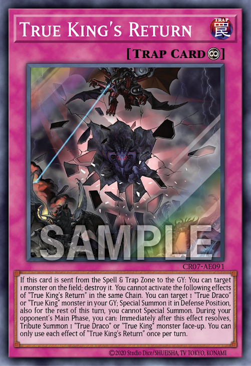 CR07-AE091 (SR)True King's Return(真龍皇的復活)