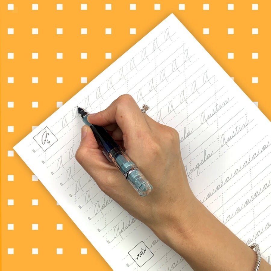 鋼筆英文 Penmanship 英文書法字帖｜筆尖溫度