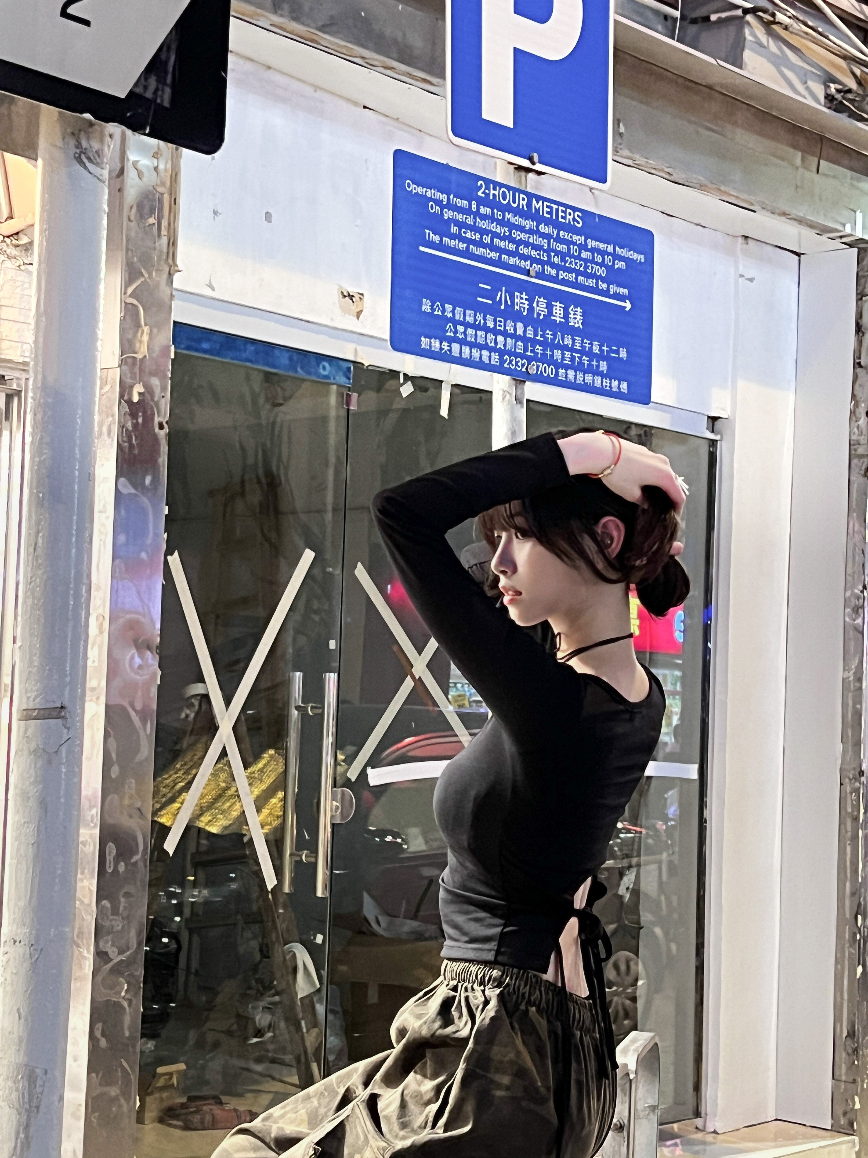 靚版型後腰綁帶上衣