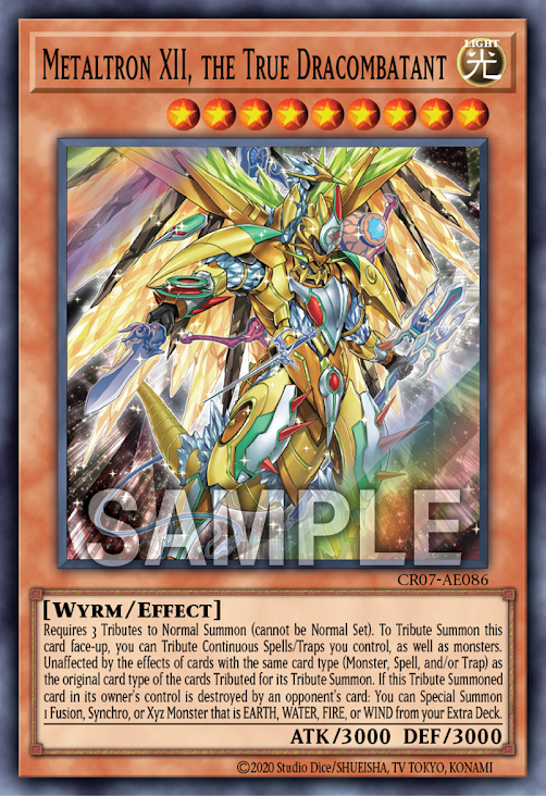CR07-AE086 (SR)Metaltron XII, the True Dracombatant(真龍機兵 十二鍊機聖)