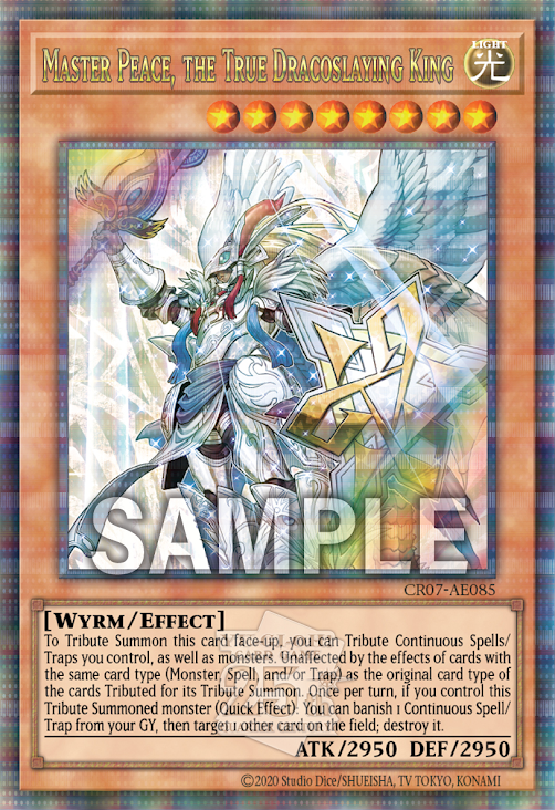 CR07-AE085 CR07-AES23(UR/SER/QCSE)Master Peace, the True Dracoslaying King(真龍劍皇 大師傑作P)