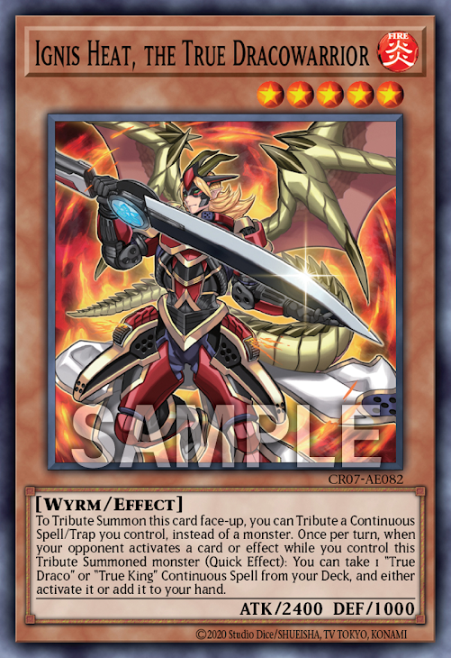 CR07-AE082 Ignis Heat, the True Dracowarrior(真龍戰士 點火烈 熾熱)