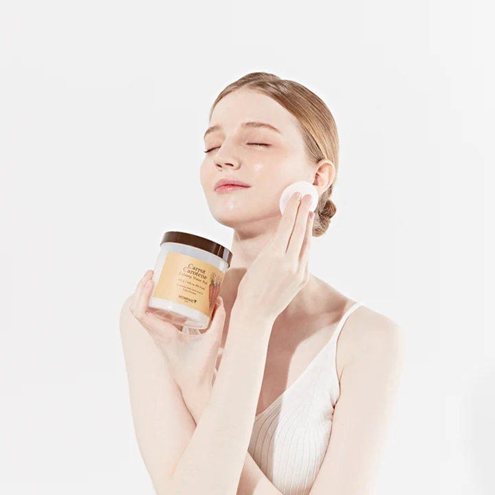 SKINFOOD 純素胡蘿蔔素鎮靜護理棉片 60片裝