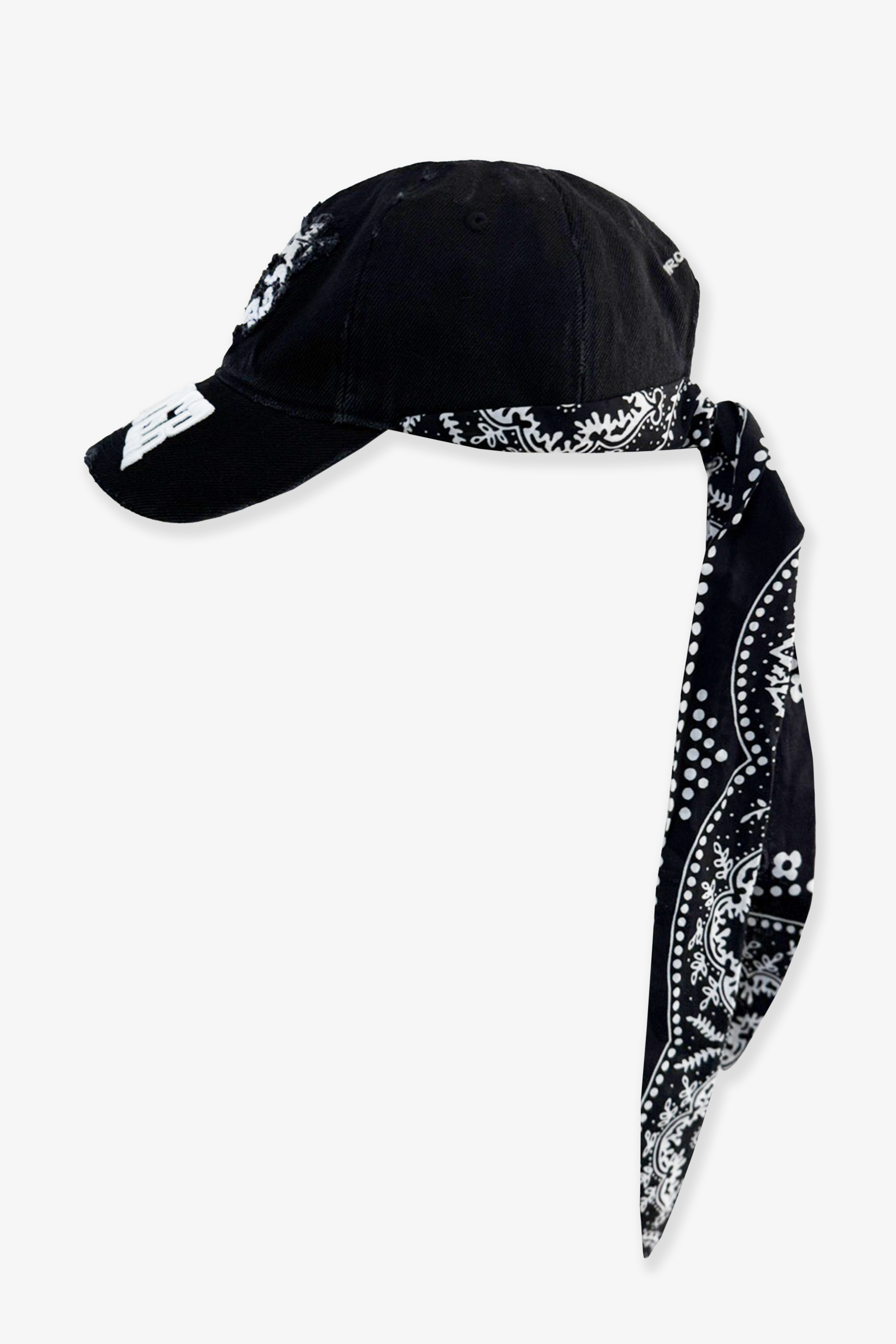 PROJECT G/R｜BANDANA LAYERED CAP (BLACK)