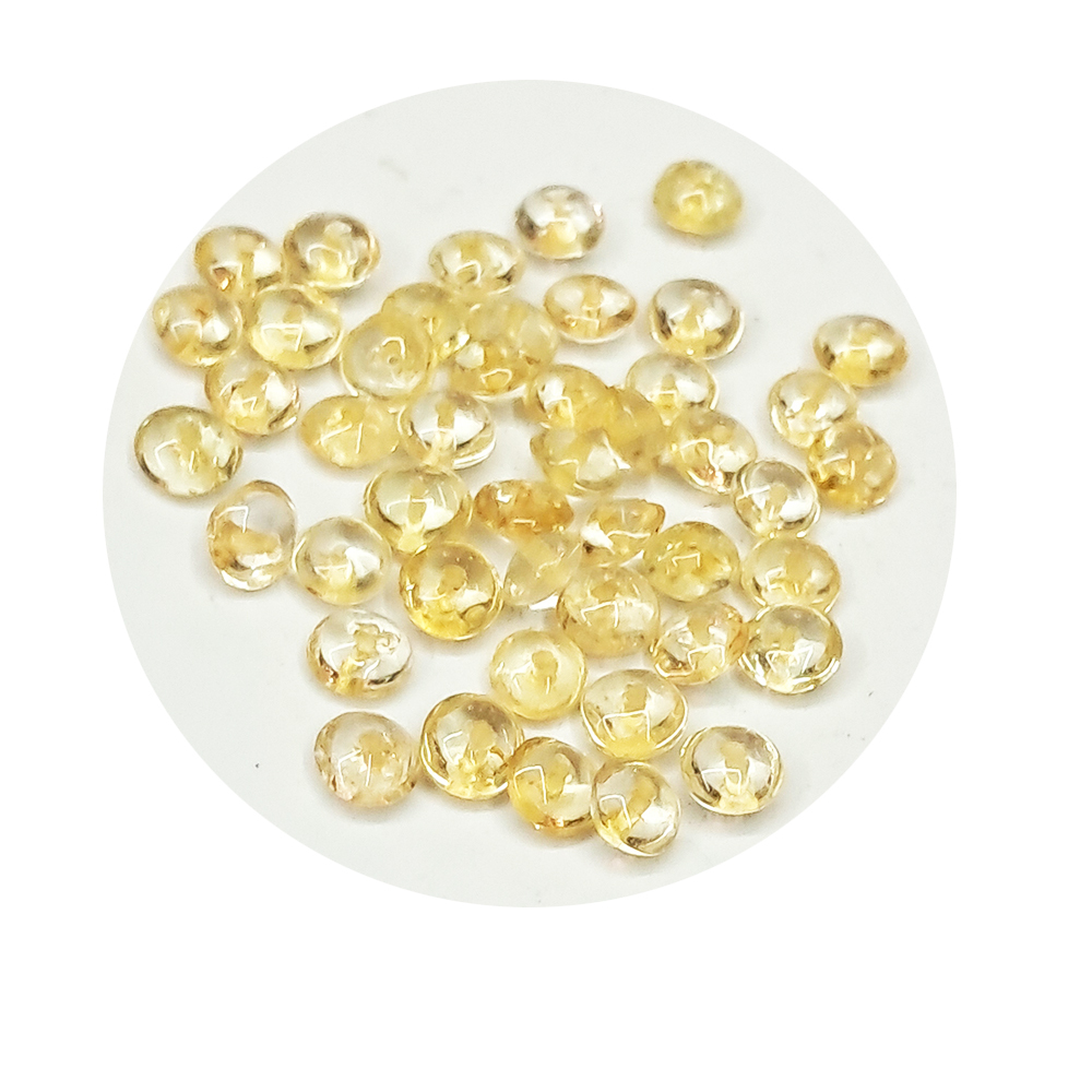 黃水晶扁珠 0.3*0.5公分 5個【十方】144078